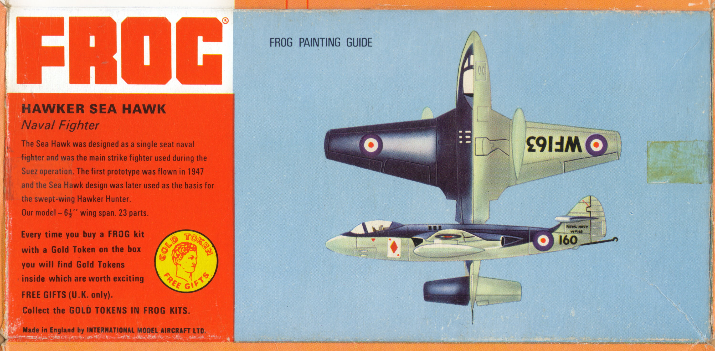 История модели FROG 1/72 Hawker Sea Hawk F.Mk.1 c 1957г|FROG model kit  328P|Сборная модель НОВО F328